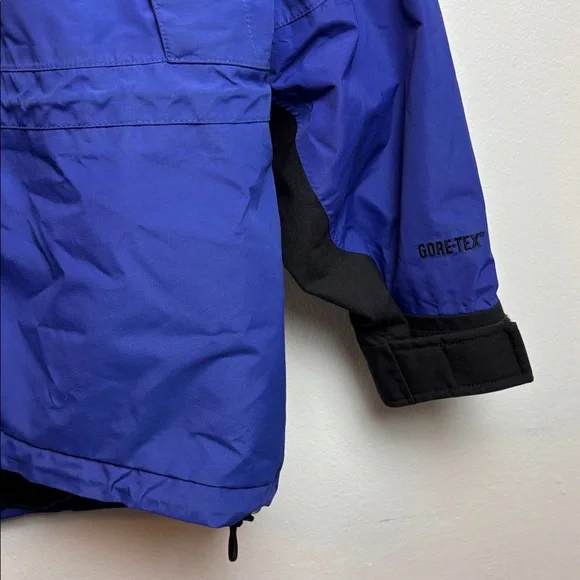 VTG 90s The North Face Gore-Tex Men’s Mountain Jacket Large Blue Black - Picture 7 of 12
